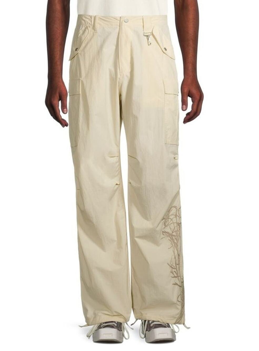 $795 NWT Reese Cooper Field Of View Desert Marigold Embroidered Cargo Pants 38